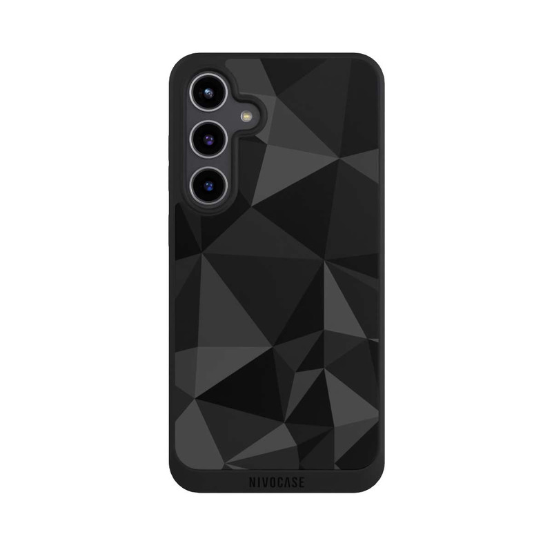Galaxy S24 + NIVOpure Polygon Pattern Black