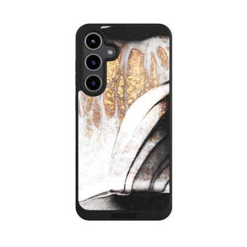 Samsung Galaxy S24+ NIVOpure Black and Gold Veins