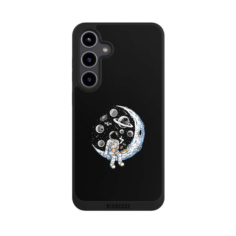 Galaxy S24 + NIVOpure Astronaut Drinking Coffee