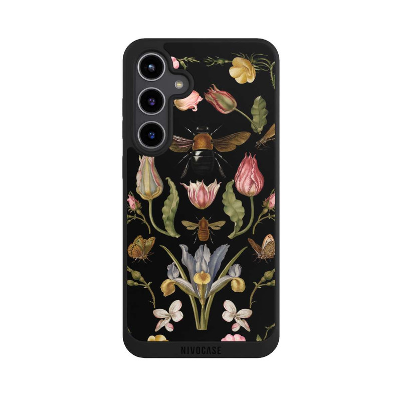 Galaxy S24 + NIVOpure Wild Flower and Bee Black