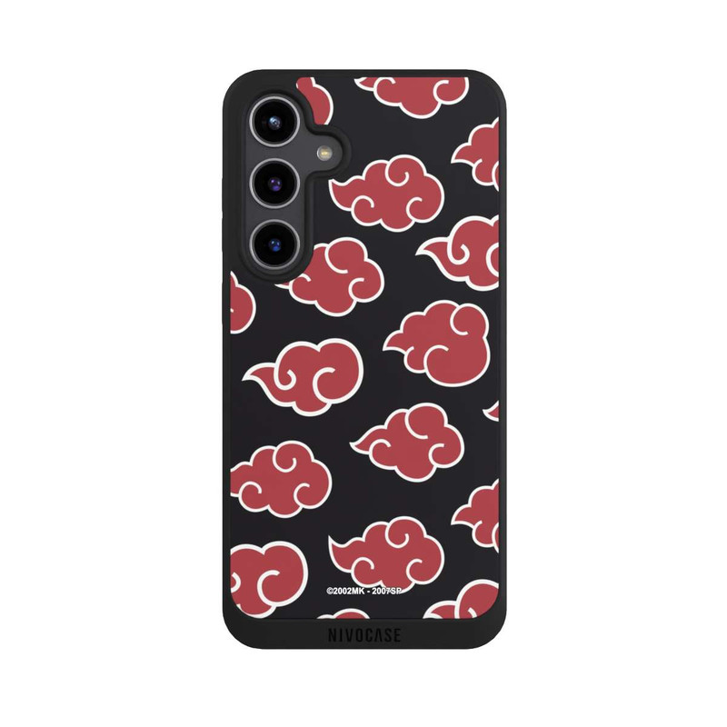 Galaxy S24 + NIVOpure Akatsuki Pattern Noir Big