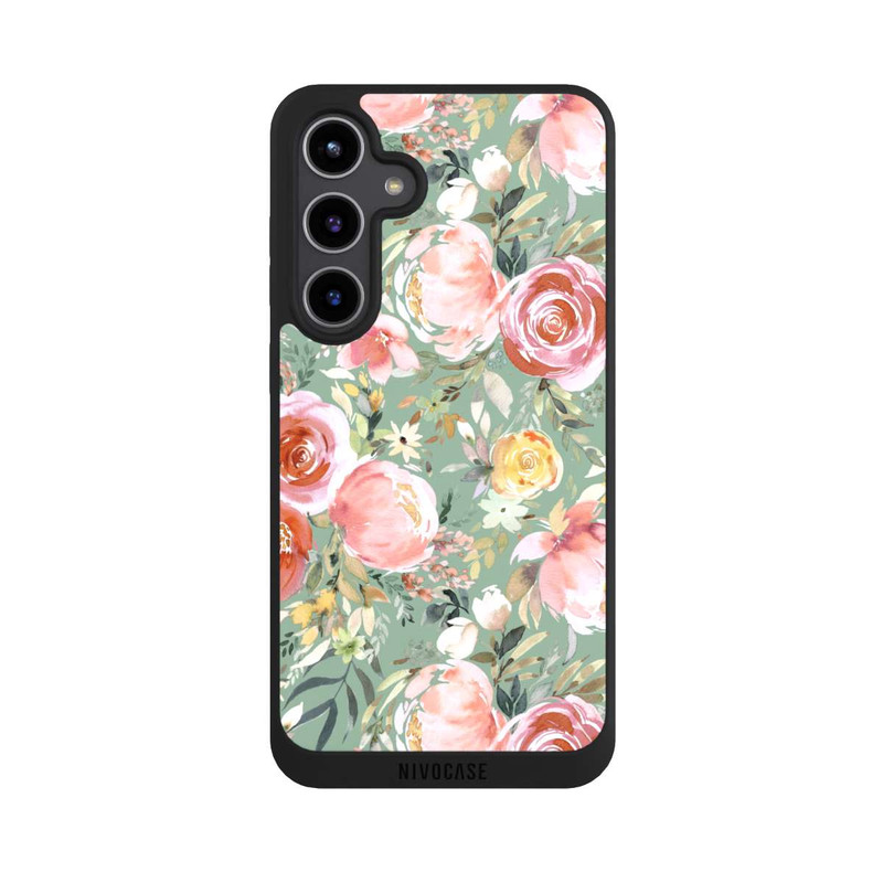Galaxy S24 + NIVOpure Pastel Peony Bouquet