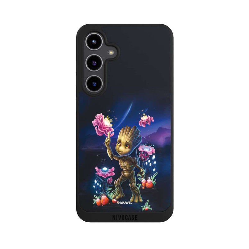 Galaxy S24 + NIVOpure Baby Groot Fleurs