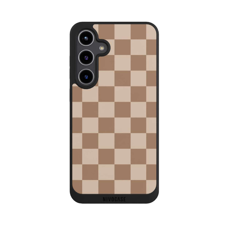 Galaxy S24 + NIVOpure Brown check