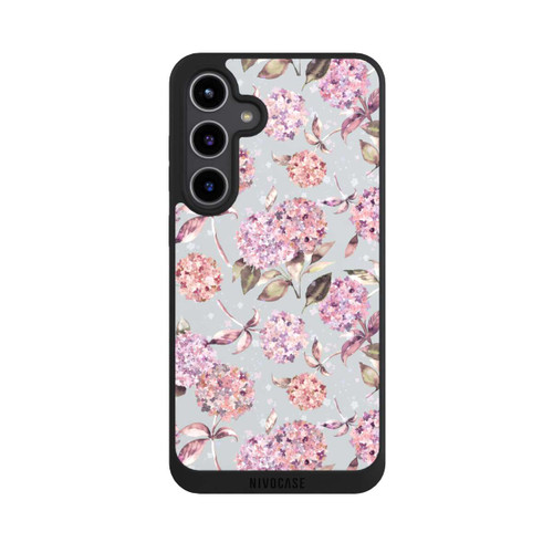 Samsung Galaxy S24+ NIVOpure Pastel Magic Hydrangea Floral Watercolor Pink