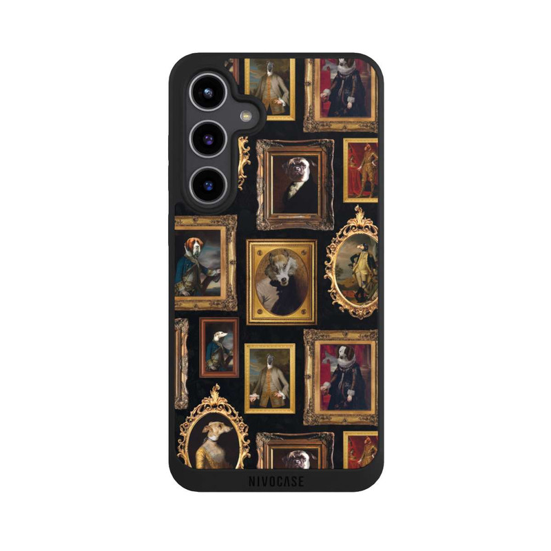 Galaxy S24 + NIVOpure Dog Ancient Frame Pattern with AI