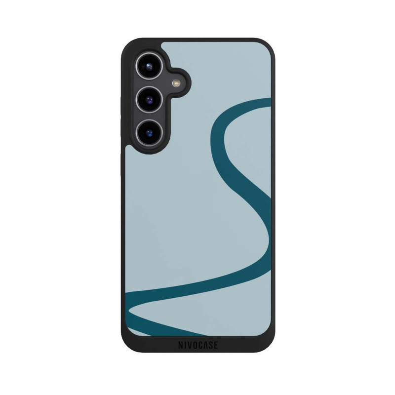 Galaxy S24 + NIVOpure Trendy Blue Line