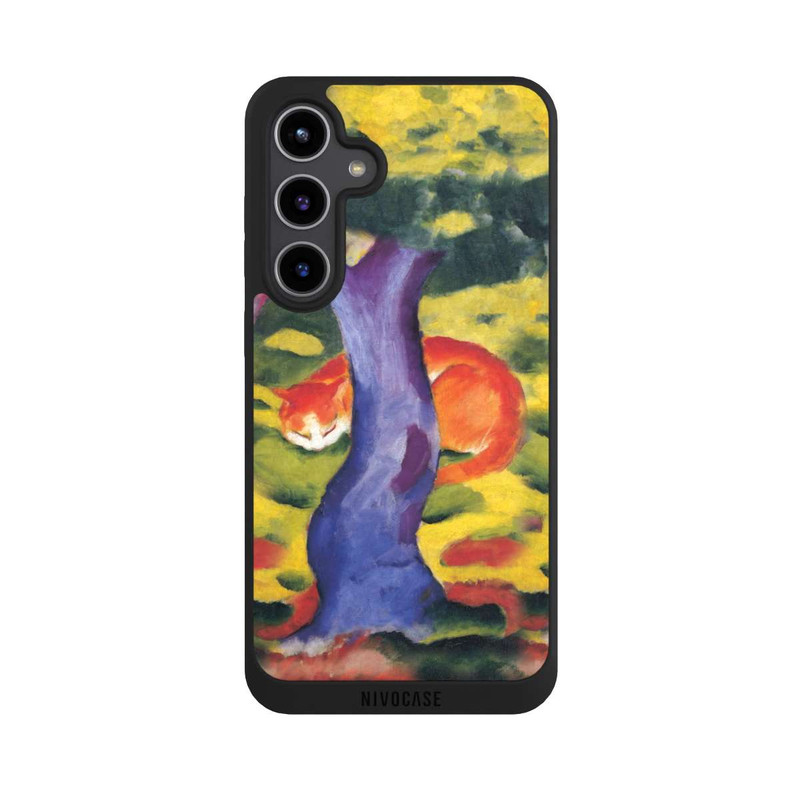 Galaxy S24 + NIVOpure Cat Behind Tree by Franz Marc
