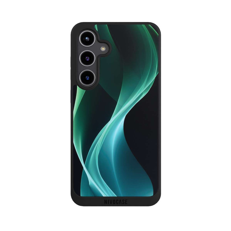 Galaxy S24 + NIVOpure Green Modern Background