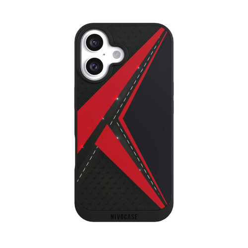 Apple iPhone 16 NIVOpure Carbon for Men - Red