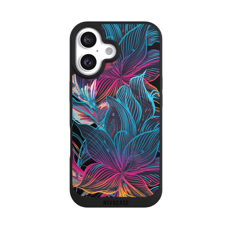 iPhone 16 NIVOpure Neon Flower Power