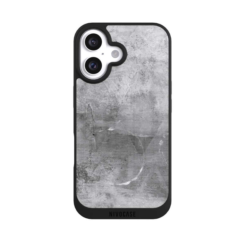 iPhone 16 NIVOpure Grey Concrete Wall 2