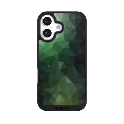 Apple iPhone 16 NIVOpure Polygonal Mosaic Green