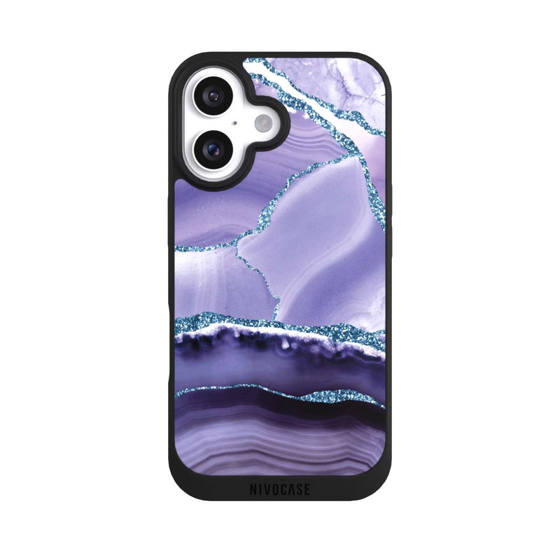 iPhone 16 NIVOpure Lilac Marble Landscape