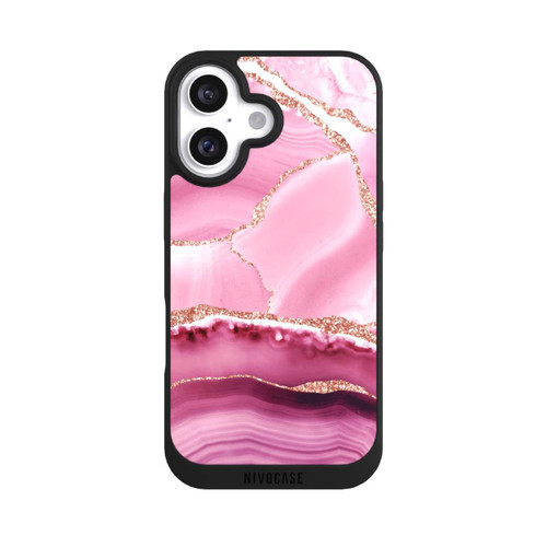 Apple iPhone 16 NIVOpure Mermaid Marble Pink