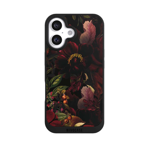 Apple iPhone 16 NIVOpure Dark Flower Meadow