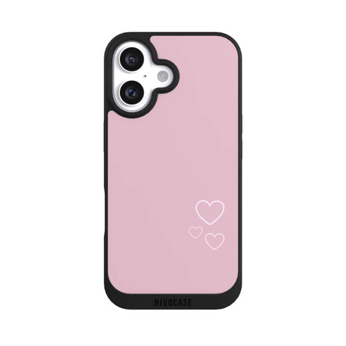 Apple iPhone 16 NIVOpure Pink little hearts