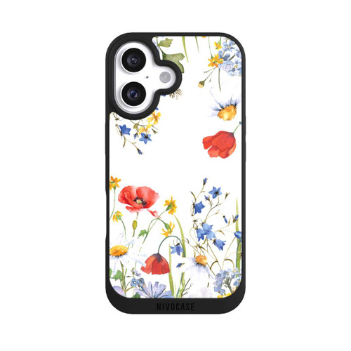 Apple iPhone 16 NIVOpure Flower Meadow Poppies