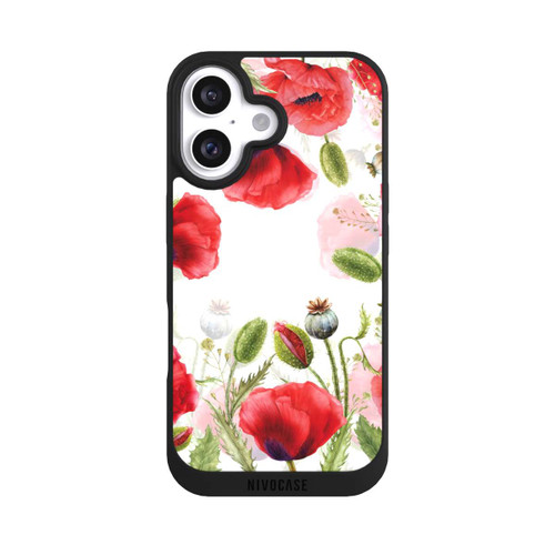 Apple iPhone 16 NIVOpure Poppies Frame