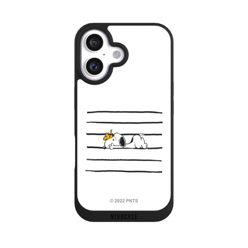 Apple iPhone 16 NIVOpure Snoopy Woodstock Stripes