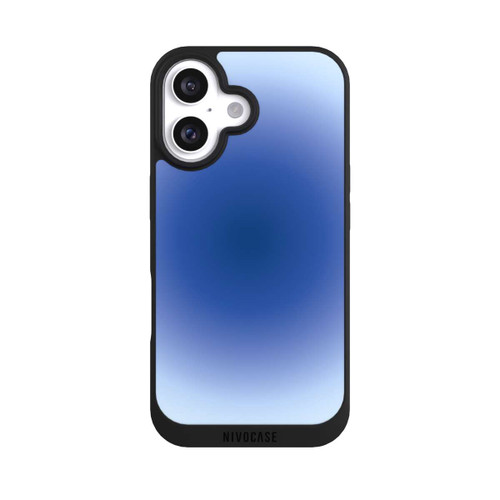 Apple iPhone 16 NIVOpure Aura blue circle
