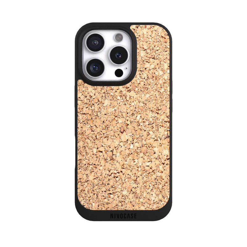 iPhone 16 Pro NIVOpure Cork Wood Look