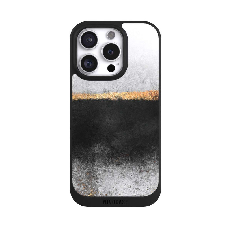 iPhone 16 Pro NIVOpure Soot and Gold Print