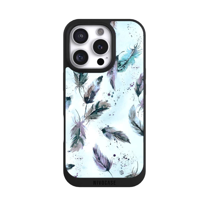 iPhone 16 Pro NIVOpure Magical Feathers Soft Blue