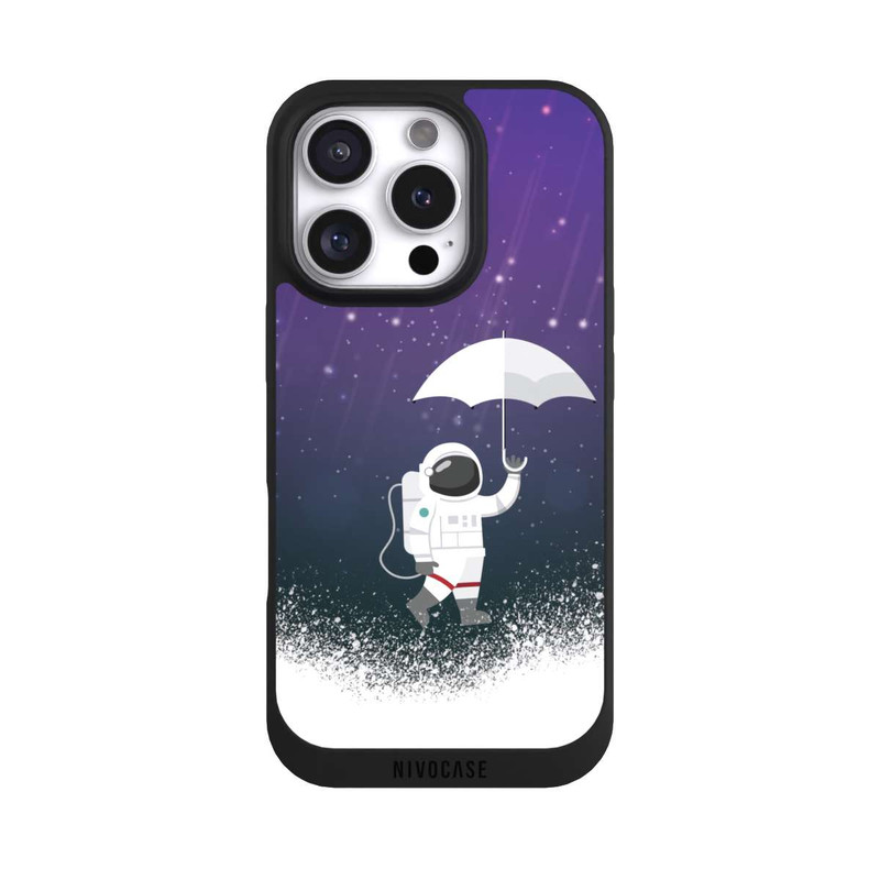 iPhone 16 Pro NIVOpure Astronaut in astroid rain
