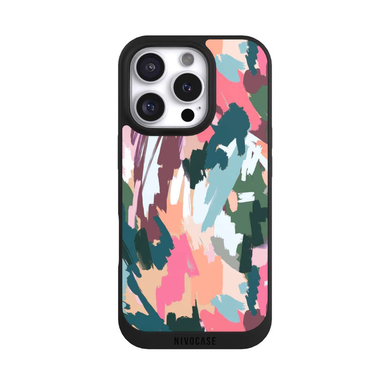 iPhone 16 Pro NIVOpure Abstract Artistic Texture Pink