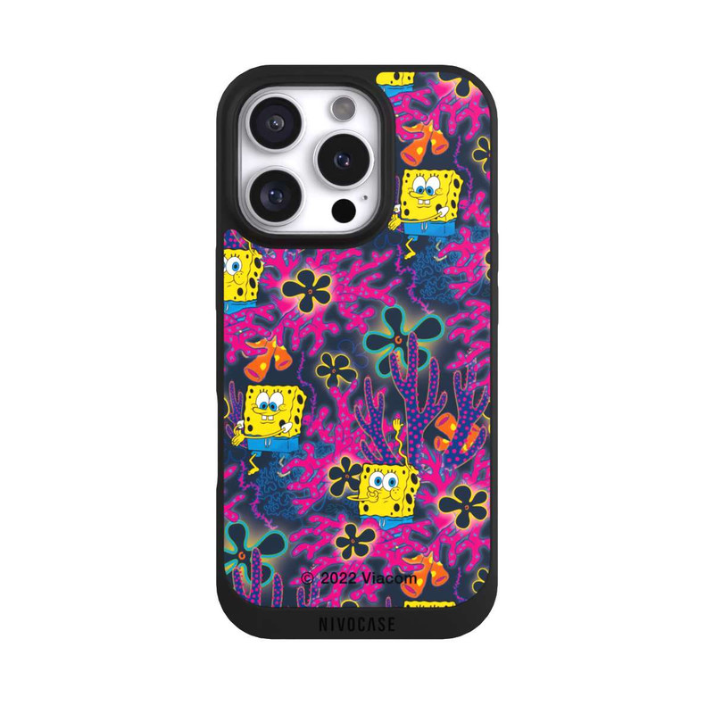 iPhone 16 Pro NIVOpure Spongebob - Coral Pattern