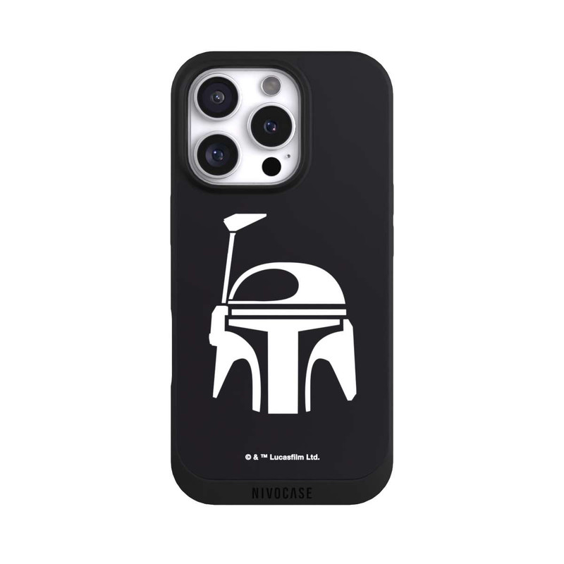 iPhone 16 Pro NIVOpure Boba Fett Helmet Black