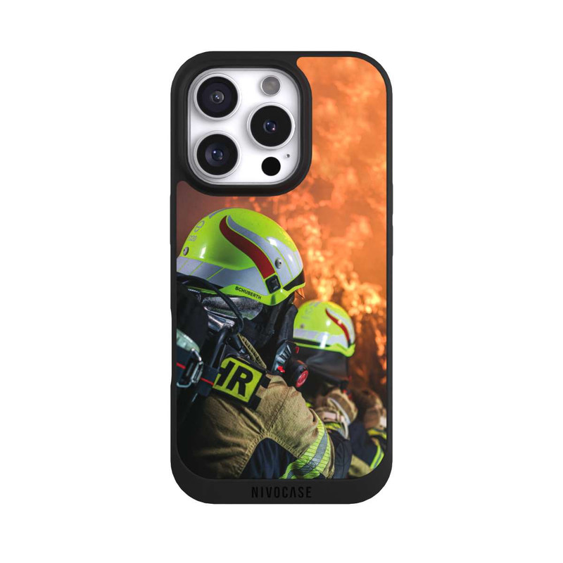 iPhone 16 Pro NIVOpure Two Firefighters Agains The Fire