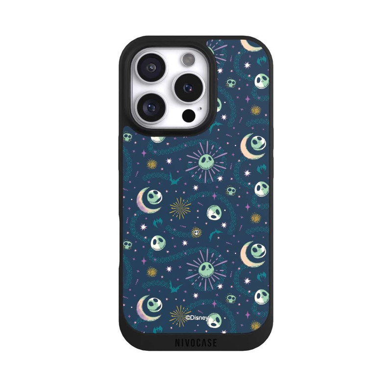iPhone 16 Pro NIVOpure Nightmare Before Christmas Jack Skellington Pattern Moon