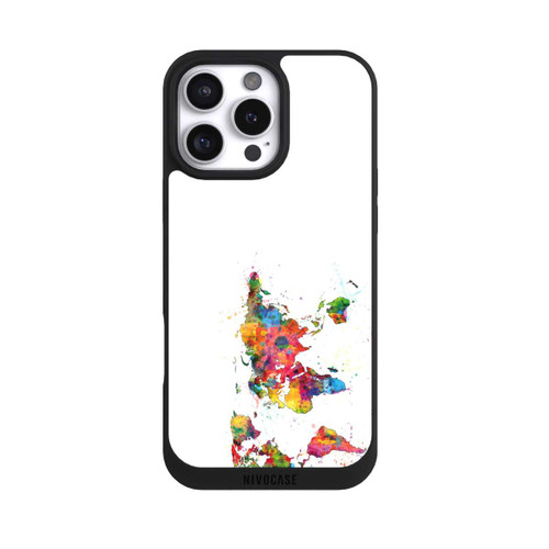 Apple iPhone 16 Pro Max NIVOpure Éclats de cartes du monde