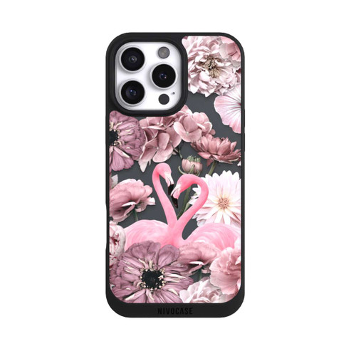Apple iPhone 16 Pro Max NIVOpure Flamingos in Flower Pattern