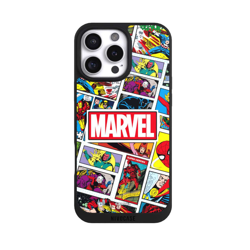 iPhone 16 Pro Max NIVOpure Marvel Comic Pattern