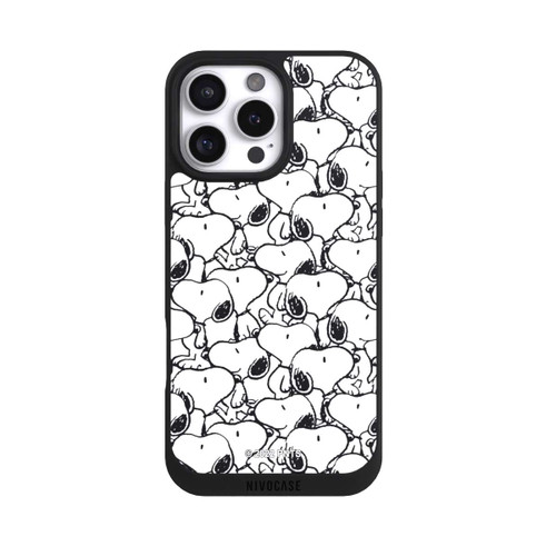 Apple iPhone 16 Pro Max NIVOpure Snoopy Pattern Black And White