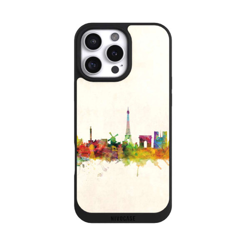 Apple iPhone 16 Pro Max NIVOpure Arrière-plan vintage de l'horizon de Paris