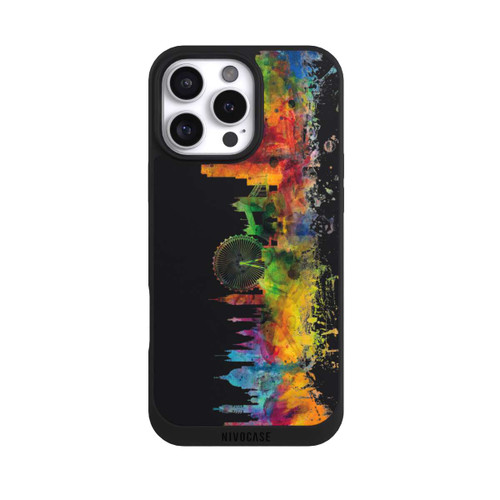 Apple iPhone 16 Pro Max NIVOpure Londres Angleterre Skyline Noir