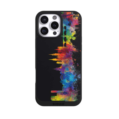 Apple iPhone 16 Pro Max NIVOpure Bâle Suisse Ligne d'horizon Noir