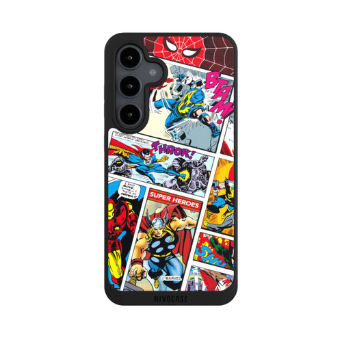 Samsung Galaxy S24 FE 5G NIVOpure Marvel Retro Comic Blue