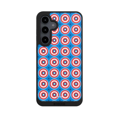 Samsung Galaxy S24 FE 5G NIVOpure Captain American Shield Pattern