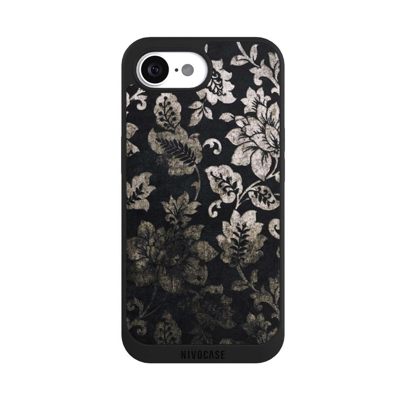 iPhone 16e NIVOpure Silver Black Vintage