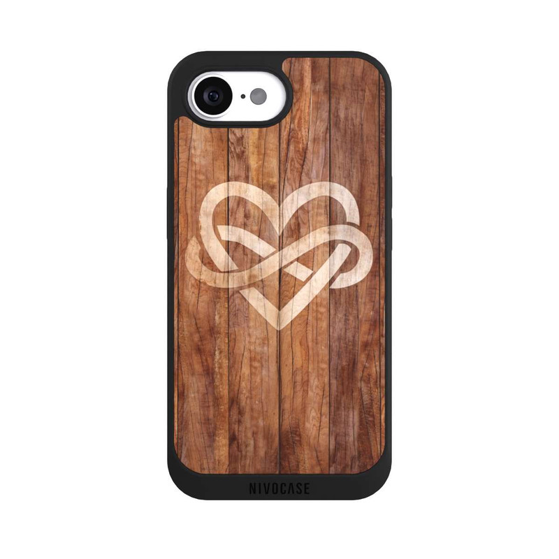 iPhone 16e NIVOpure Heart wood