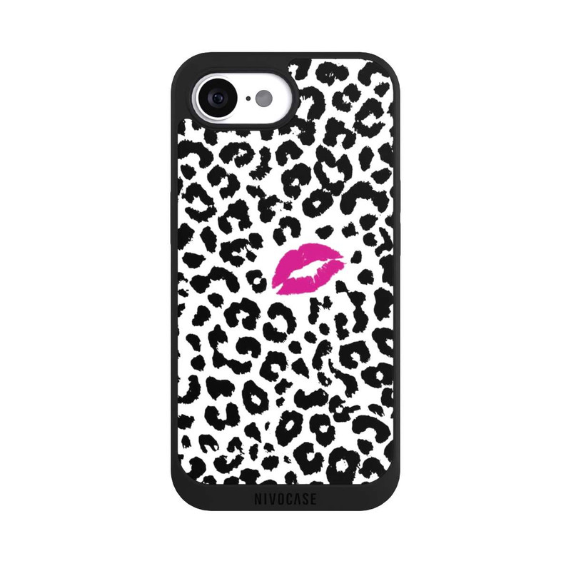 iPhone 16e NIVOpure Leopard pattern Kiss