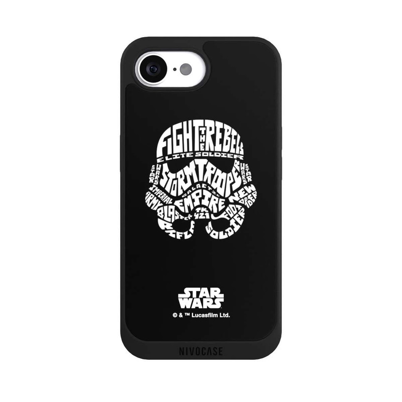 iPhone 16e NIVOpure Storm Trooper Typo Graphic