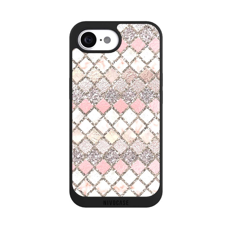 iPhone 16e NIVOpure Mosaic Glitter Look