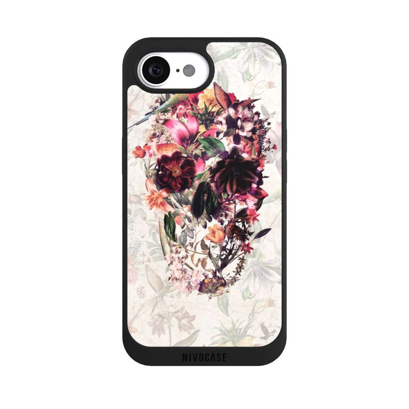 iPhone 16e NIVOpure Flower Vintage Skull