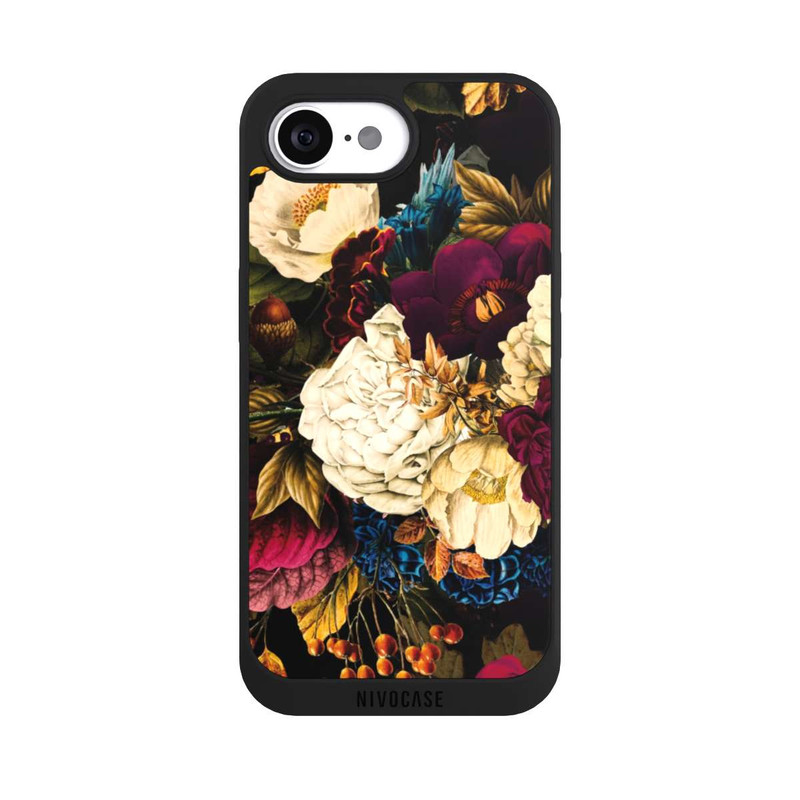 iPhone 16e NIVOpure Dark Vintage Flowers